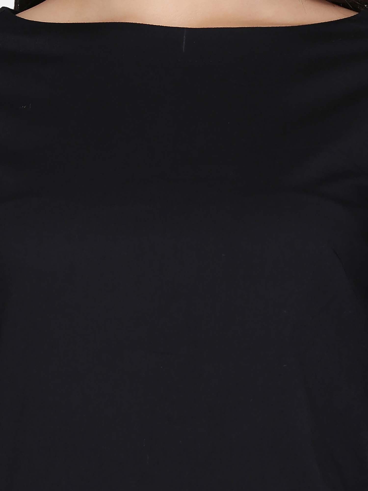 Buy Black Cotton Blend Embroidered Deimi Sleeveless Bodycon Midi Dress For  Women by RANNA GILL Online at Aza Fashions.